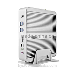 New Product Mini PC Barebone System Intel Core i3 4158u 2.0G Fanless Desktop Computer i3 Windows Ubuntu Dual NIC 2 Lan thumbnail-1