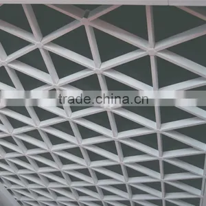 High Strength Suspended Cell Ceiling Aluminum Triangle Open Grid Ceiling thumbnail-1