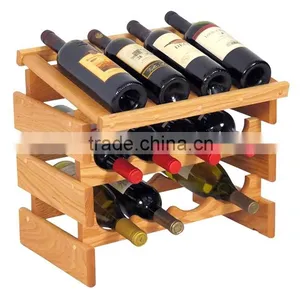China Factory Made Custom Design High Quality Wooden Wine Racks thumbnail-4