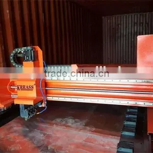KRRASS Good Quality Metal Sheet Cutting Machine 4000mm Length Cnc v Grooving Machine Quality Choice thumbnail-4