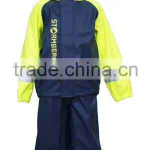 Kid's All-over Printed PU Knitted Rain Sets, Rain Suit, Rain Wear thumbnail-1