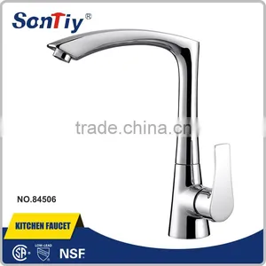 Double Handle Square Low-Lead Brass Kitchen Faucet 84506 thumbnail-1