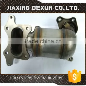 High Quality Auto Engine Exhaust Manifold Metal Three Way Catalytic Converter thumbnail-2