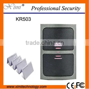 Biometric RFID or IC Card Reader KR503 Wiegand and R485 Connector Access Control Card Reader IP65 Waterproof Card Reader thumbnail-1