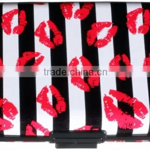Luckiplus Inventory Pink With White Dots Aluminum Wallets Identity Theft Blocker thumbnail-3