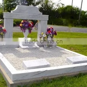 White Marble Monument for Double thumbnail-1