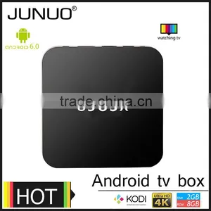 JUNUO 2016 Newest Firmware Update A53 Quad Core Android Internet tv Set Top Box thumbnail-1