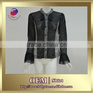 Latest Designs for Women of Ladies Burn Out Fashion Shirt thumbnail-1