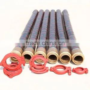 Concrete Pump Parts Four Layer Steel Wire Rubber Hose 2" 3" 4" 5"X5000MM Double End thumbnail-5