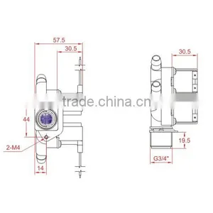 Sanitary Ware Water Multi-way Outlet Infrared Sanitary Four Output Water Solenoid Magnetic Valve thumbnail-4