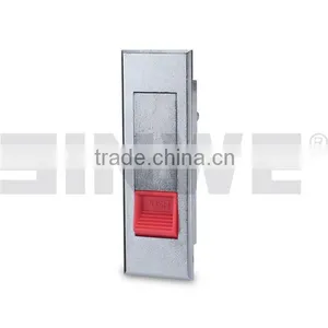 Bright Zinc Push Button Cabinet Lock thumbnail-1