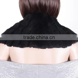 The Lastest Design Fur Scarf Shawl / Rex Rabbit Fur Scarf KZ150136 thumbnail-3