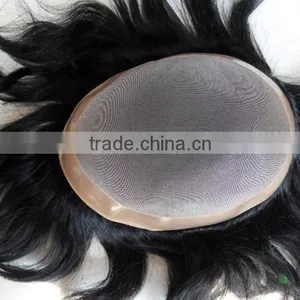 Real Hair Toupee India Hair Men Toupee Korea Toupee thumbnail-1