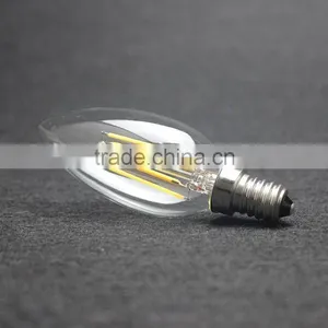 ce Rohs Ac110v Ac220v E12 E14 C35 Dimmable 2W Led Filament Lamp Quality Choice thumbnail-1