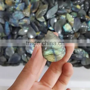 Natural Lbaradorite Stone Pendants Labradorite Cabochon for Wholesale thumbnail-2
