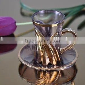 CREATIVE HOT SALING MACHINE PRESSED CUPS AND SAUCERS thumbnail-2