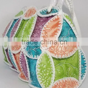 Promotional Tote Bag 2016 Ladies Fashion Girls Fancy Style Totally Handmade Crochet Design thumbnail-6