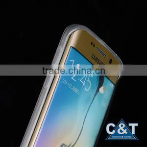C&T Crystal TPU Cover Flower Clear Silicone Case for Samsung Galaxy S7 Edge thumbnail-5