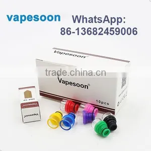 E Cigarette 510 Glass Drip Tip Wholesale Acrylic and POM Inhaler ADA-DT004 thumbnail-2