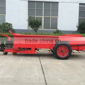 2 Wheel Tractor Trailed Fertilizer Spreader Lime Spreader Truck Manure Spreaders for Sale thumbnail-3