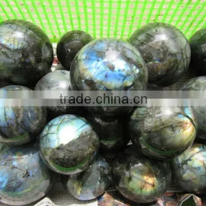 Factory Direct Hot Sale Natural Customed Labradorite Ball Sphere Wholesale thumbnail-1
