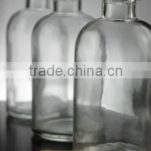 Amber/frost/clear Glass Apothecary Bottle With Cork Stopper thumbnail-1