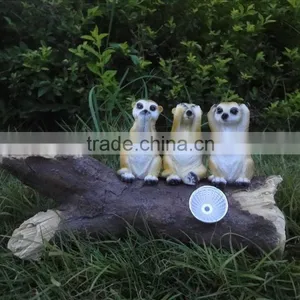 Polyresin Mongoose Small Solar Decorative Lights thumbnail-1