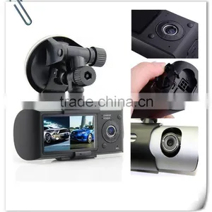 Dual Camera Car DVR R300 With GPS and 3D G-Sensor 2.7" TFT LCD X3000 FHD 1080P Cam Video Camcorder Cycle Recording Digital Zoom thumbnail-1