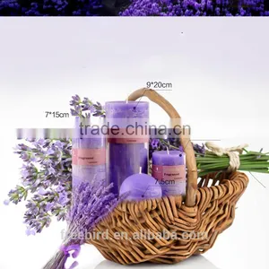 Lavender Scented Pillar Candle for Sale thumbnail-2