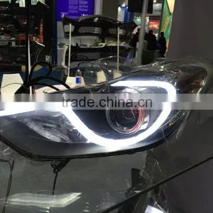 For Hyundai Elantra 2011 LED Head Lamp Modified/tuning/refit thumbnail-1