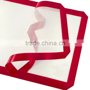 100% Food Grade Silicone Non-stick Wholesale Glass Fiber Mat Baking Mat thumbnail-1