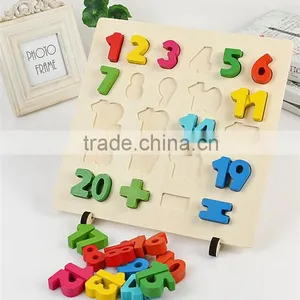 Wooden Training Aid Interesting Arabic Numerals Educational DIY Toy thumbnail-3