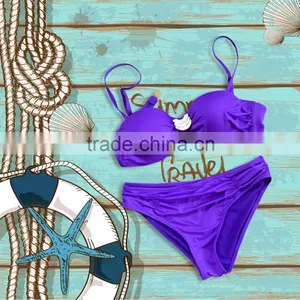 Balneaire in Stock Item Purple Color Sexy Girls Bikini thumbnail-1