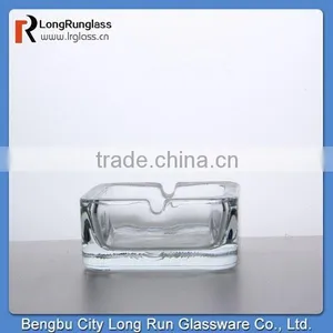 LongRun Fashion Homeuse Square Glass Ashtray Serveware Glassware Wholesale thumbnail-1