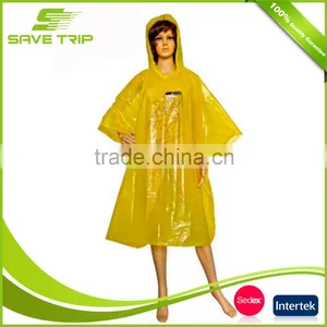 Cheap but Good Reusable Hooded Raincoat Poncho thumbnail-1