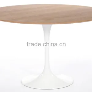 Eero Saarinen Tulip Style Round Wood Table Top for Sale thumbnail-2