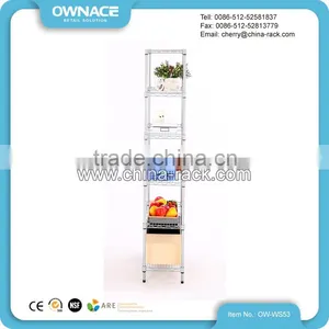 Multi-Function Adjustable Book Store Wire Shelving thumbnail-3
