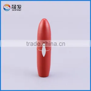 Plastic Makeup Cosmetics Matte Red Lipstick Container thumbnail-1