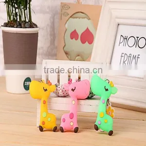 Promotional Double-sided Cartoon Silica Gel Keyrings thumbnail-1