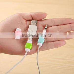 Good Design Silicon Protector For Cable Data / Protector for Earphone Cable / Cellphone Cord Protector thumbnail-5