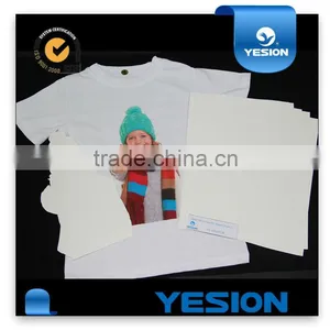 Yesion Best Quality T-shirt Heat Transfer Paper for 100% Cotton Garment, Inkjet Printing Transfer Paper A3 A4 thumbnail-2