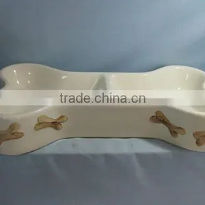 Ceramic Pet Bowl With Little Paw thumbnail-1