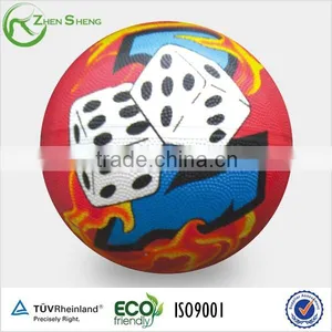 Zhensheng Promo Rubber Basketballs Promo Balls thumbnail-4