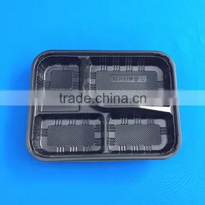 Disposable Divided Dinner Plates With Lid thumbnail-2