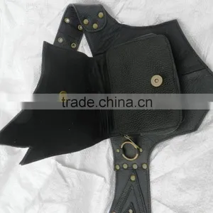 Genuine Leather Travel Pouch Hip Waist Pockets Belts/leather Bum Belt Bags thumbnail-3