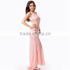 Best Selling Sleeveless Lace Formal Dress Long Maxi Dress Evening Dress thumbnail-2