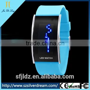 Mens Watches Stainless Steel Back Water Resistant Led Watch thumbnail-1