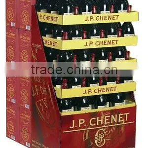 Cardboard Promotional Tasty Wine Display Stand thumbnail-1