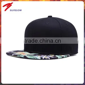 Wholesale Custom Design Your Own Logo Simple Blank Cheap Snapback Caps thumbnail-1