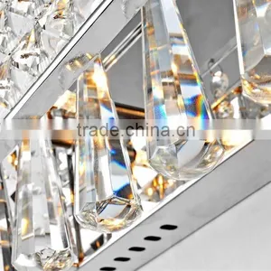 Simple Contemporary Creative Rectangle Crystal Wall Lamp Lighting Bedroom, Corridor Light thumbnail-2